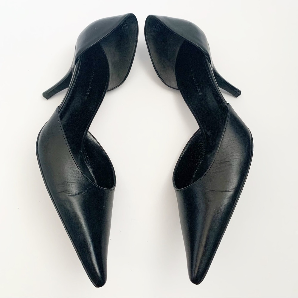 BALENCIAGA LEATHER POINTY D’ORSAY SKINNY HEEL - Picture 3 of 11